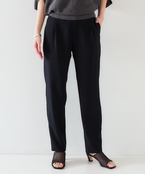 【オンオフ/ストレッチ】ツイルテーパードパンツ