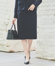 【入卒／セレモニー／通勤】ラメツイードタイトスカート