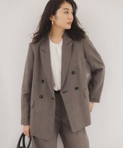 ウールライク ダブルブレストジャケット