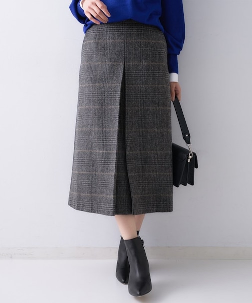 グレンチェックスカート