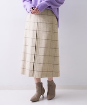 グレンチェックスカート