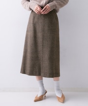 グレンチェックスカート