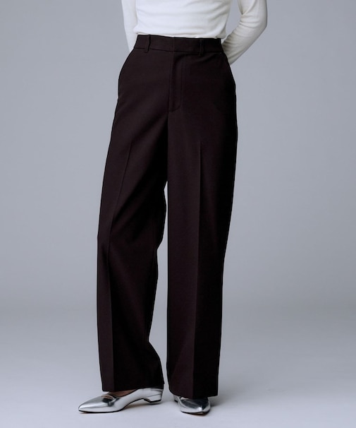 裏起毛ワイドパンツ