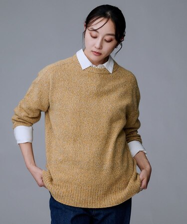 三つ杢カラーニット