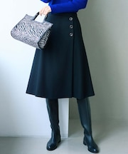 ミルドスムースフレアスカート