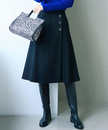 ミルドスムースフレアスカート