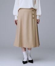 ミルドスムースフレアスカート