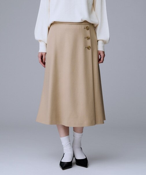ミルドスムースフレアスカート