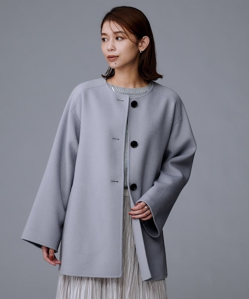 【ミディ丈/軽やか】セミラグランリバー コート