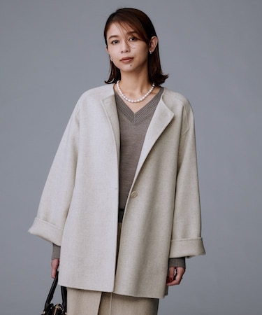 【ミディ丈/軽やか】セミラグランリバー コート