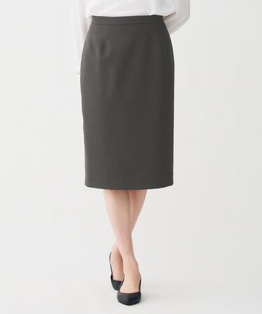 【通勤スーツ/オフィス】ドライメランジ タイトスカート