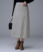 【セットアップ可能/きれいめ】クラシックチドリ スカート