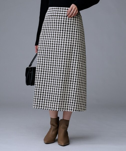 【セットアップ可能/きれいめ】クラシックチドリ スカート