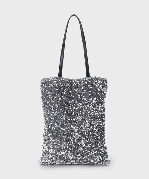 【柔らか／A4サイズ対応】スパンコールトート