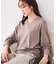 【アンサンブル可能/洗える】シルクウールカシミヤ Vネックニット