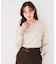 【アンサンブル可能/洗える】シルクウールカシミヤ Vネックニット