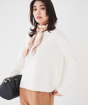【アンサンブル可能/8色展開】ミラノリブ ワイドボートネックプルオーバーニット