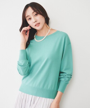 【洗える/2WAY】ストレッチニット