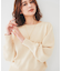 【アンサンブル可能/ラメ調】シャイニーセミラグランプルオーバーニット