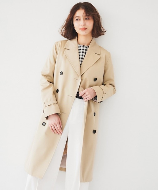 【春コート/セレモニーにも!】ライナー付きトレンチコート