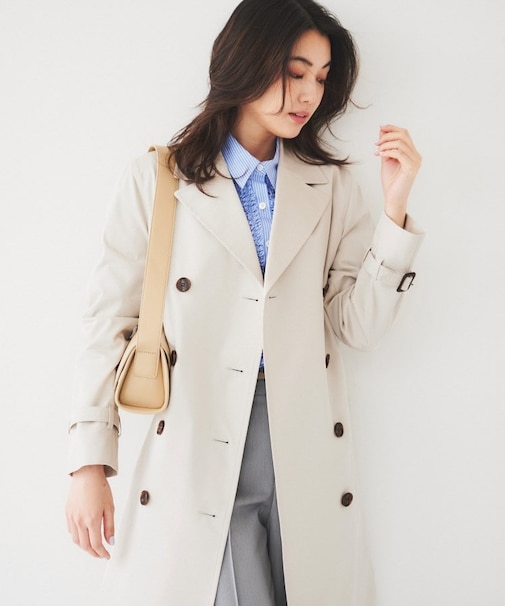 【春コート/セレモニーにも!】ライナー付きトレンチコート