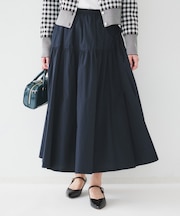 ライトコットン ティアードスカート