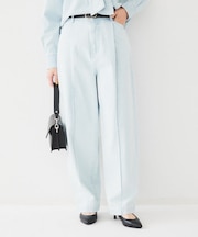 カーブシルエット ワイドデニム