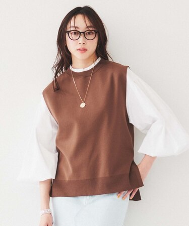 【アンサンブル可能】ニットベスト
