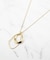 ライトダブルリングネックレス