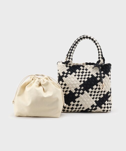 カラーメッシュトート