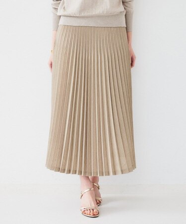 【セットアップ可能】セミフレアプリーツスカート