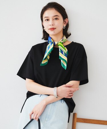 【接触冷感/抗菌防臭/マシンウォッシャブル】クリアスムース Tシャツ