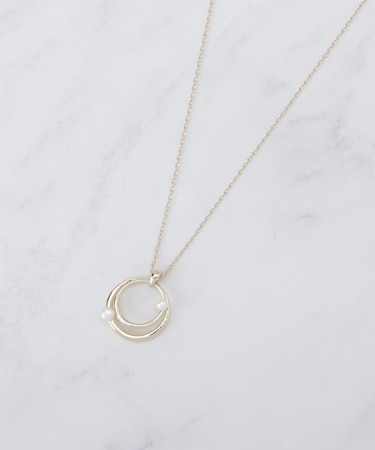 【淡水パール】リングネックレス