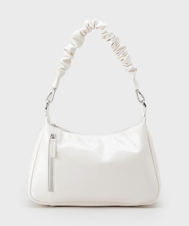 エナメルシャーリングハンドバッグ