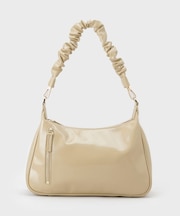 エナメルシャーリングハンドバッグ