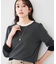 【配色カラー/アンサンブル可能】きれいめ七分袖ニット