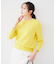 【配色カラー/アンサンブル可能】きれいめ七分袖ニット