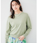 【アンサンブル可能/洗える】リネン混ベーシックプルオーバー