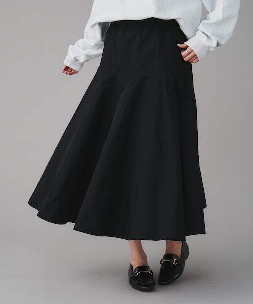 【MARILYN MOON】モダンタフタ サーキュラー スカート