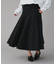 【MARILYN MOON】モダンタフタ サーキュラー スカート