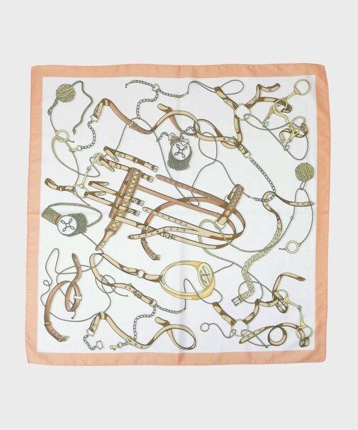 【手洗い／58cm正方形】チェーンベルトスカーフ