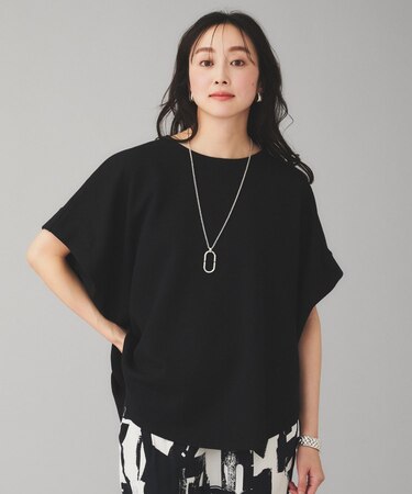 【Munich】ダブルフェイスブークレータックショルダートップス