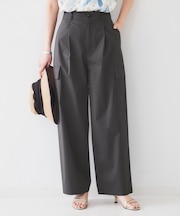 【洗える/スポーティー】ストレートカーゴパンツ