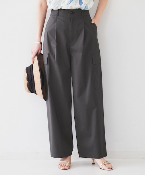 【洗える/スポーティー】ストレートカーゴパンツ