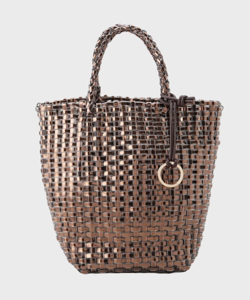 メタリックメッシュトート