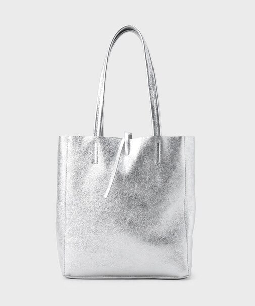 【MILOS】メタリックレザートート