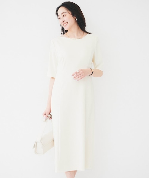 きれいめ/上品/夏ワンピ】アシメネックワンピース｜アンタイトル
