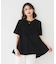 【UVカット/接触冷感/Tシャツ】異素材ドッキングペプラム
