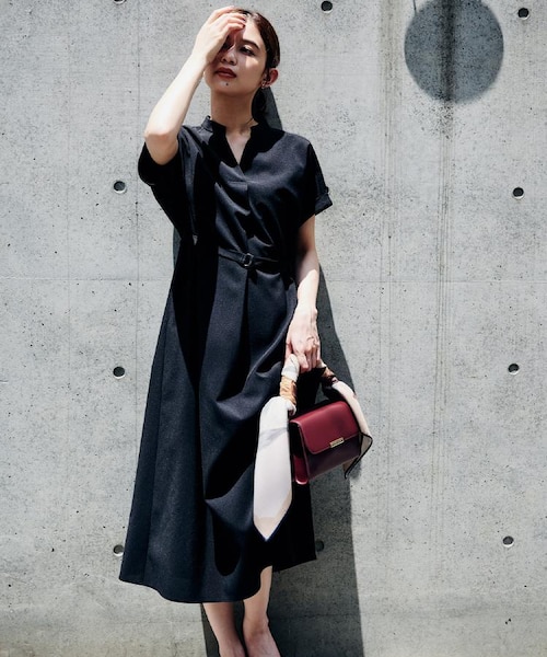 新品✨希少サイズ50✨アンタイトル ベルト　綺麗めロングワンピース セレモニー 新品✨希少サイズ50✨アンタイトル ベルト 綺麗めロングワンピース