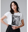 【コットン100/プリントロゴ】フォトTシャツ